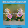 Monkey series christmas decoration with red house design